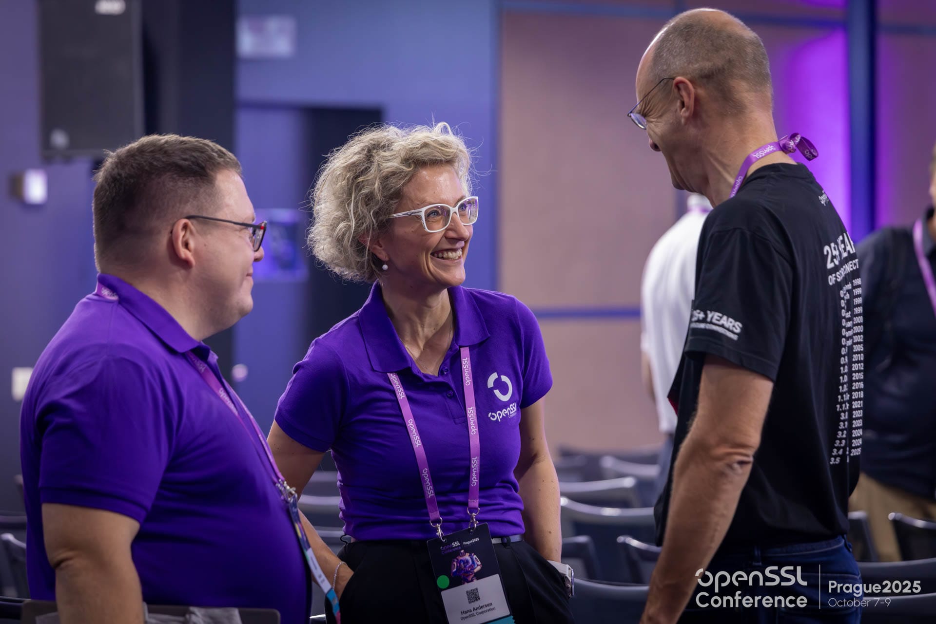 Networking at the OpenSSL Conference. Photo: OpenSSL Corporation