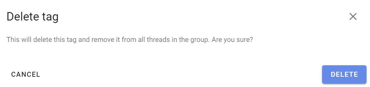 delete tag