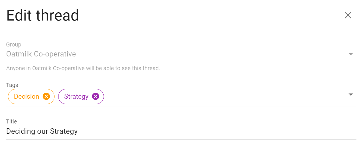 edit tags in thread