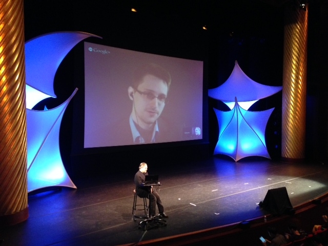 Edward Snowden Speaking